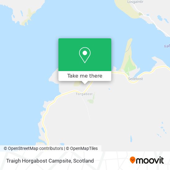Traigh Horgabost Campsite map