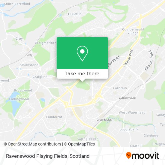 Ravenswood Playing Fields map