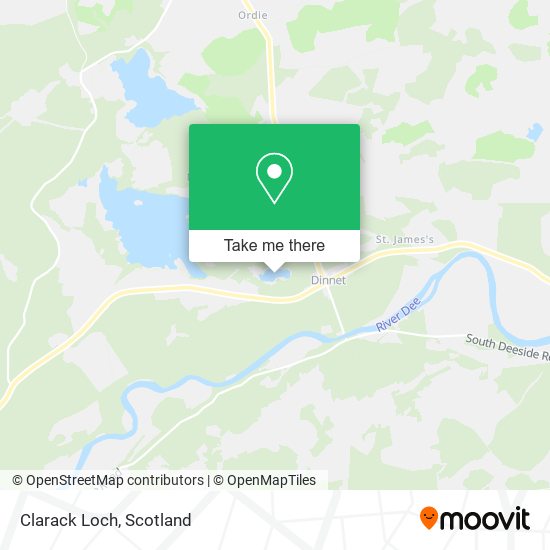 Clarack Loch map