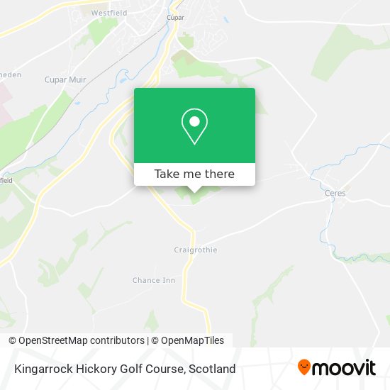 Kingarrock Hickory Golf Course map