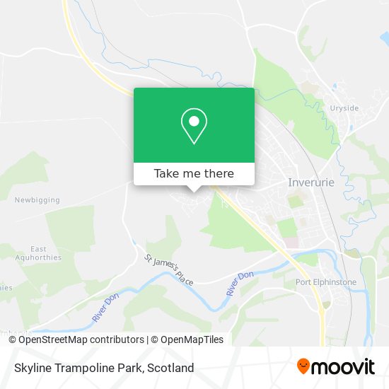 Skyline Trampoline Park map