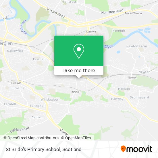 St Bride's Primary School map