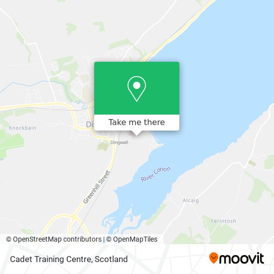 Cadet Training Centre map