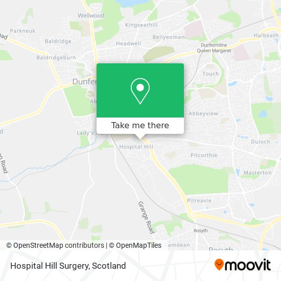 Hospital Hill Surgery map