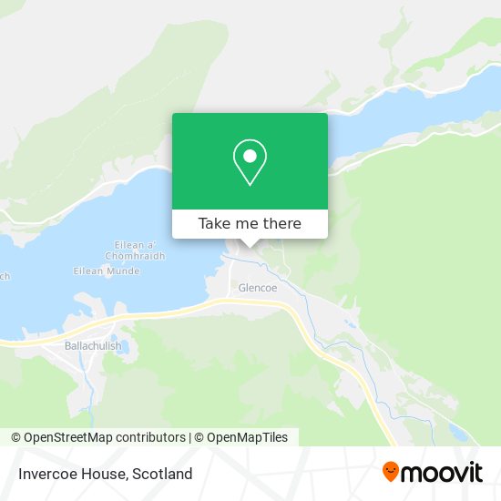 Invercoe House map