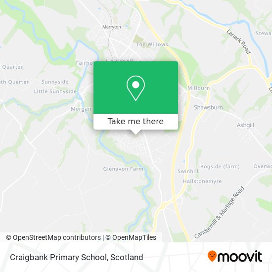 Craigbank Primary School map