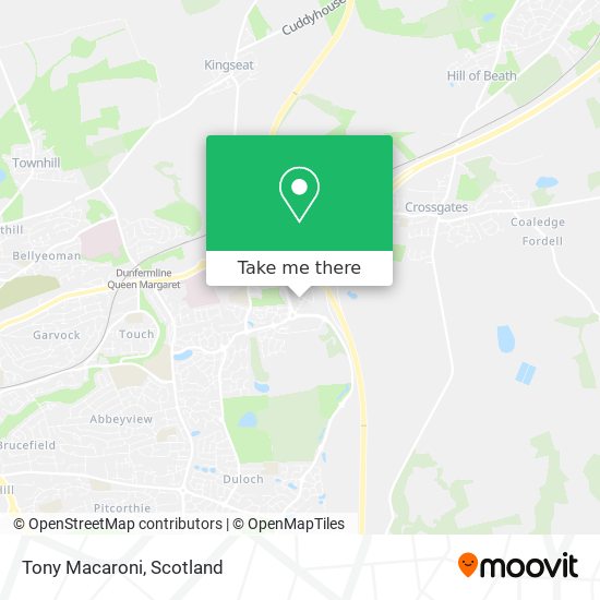 Tony Macaroni map