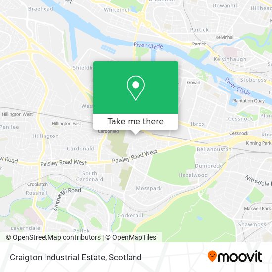 Craigton Industrial Estate map