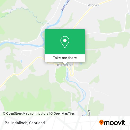 Ballindalloch map