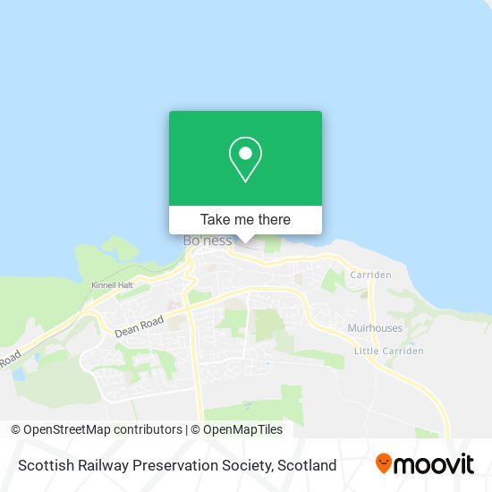Scottish Railway Preservation Society map