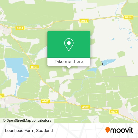 Loanhead Farm map