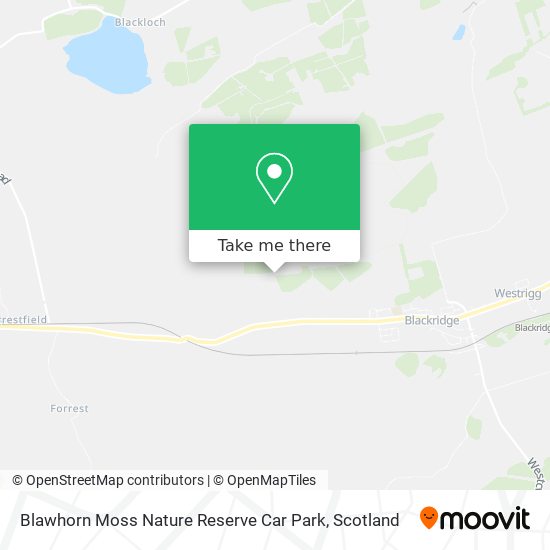 Blawhorn Moss Nature Reserve Car Park map