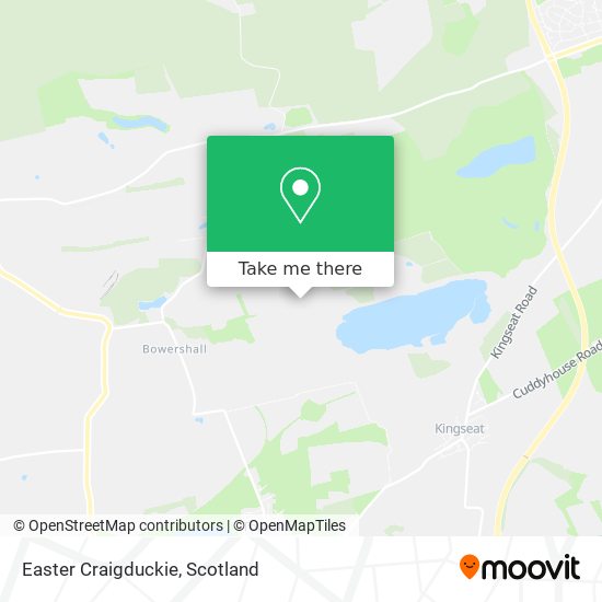 Easter Craigduckie map