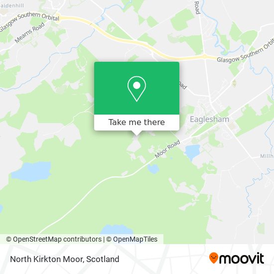 North Kirkton Moor map