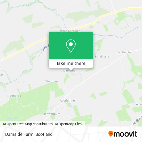 Damside Farm map