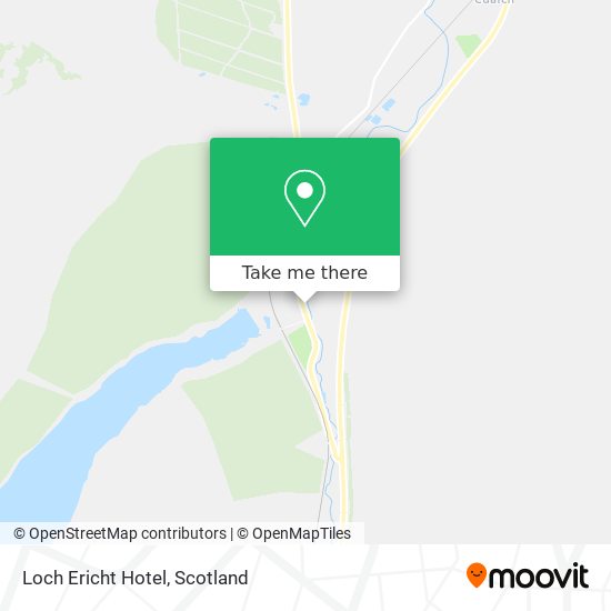 Loch Ericht Hotel map