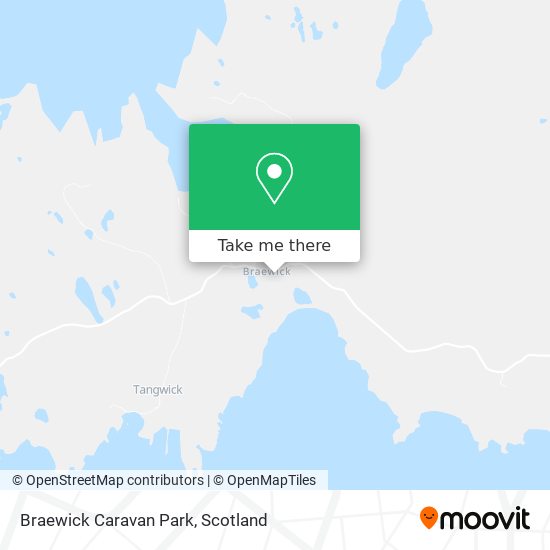 Braewick Caravan Park map