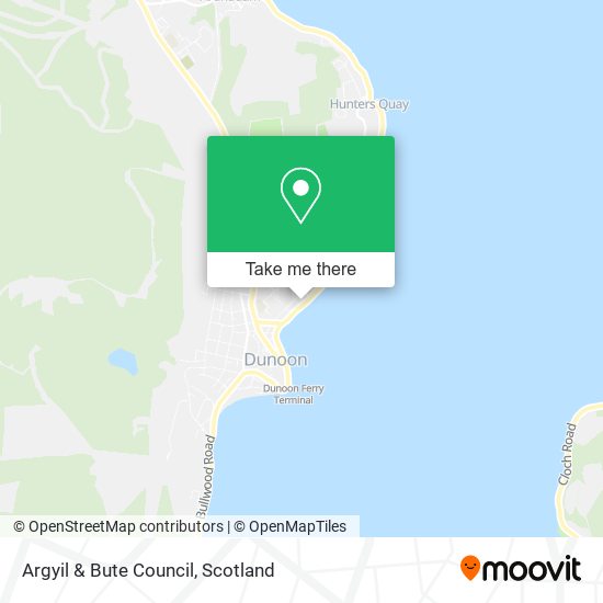 Argyil & Bute Council map