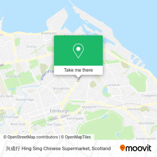 兴成行 Hing Sing Chinese Supermarket map