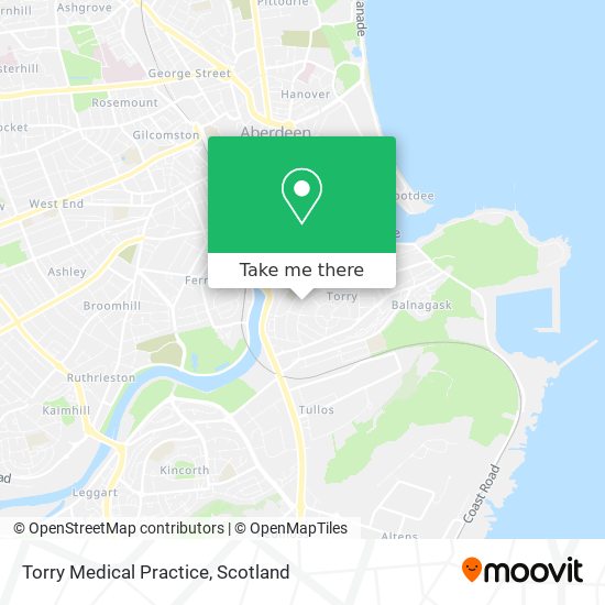 Torry Medical Practice map