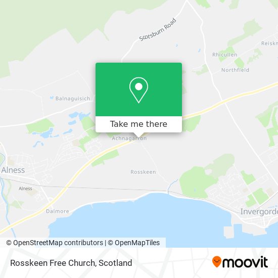 Rosskeen Free Church map