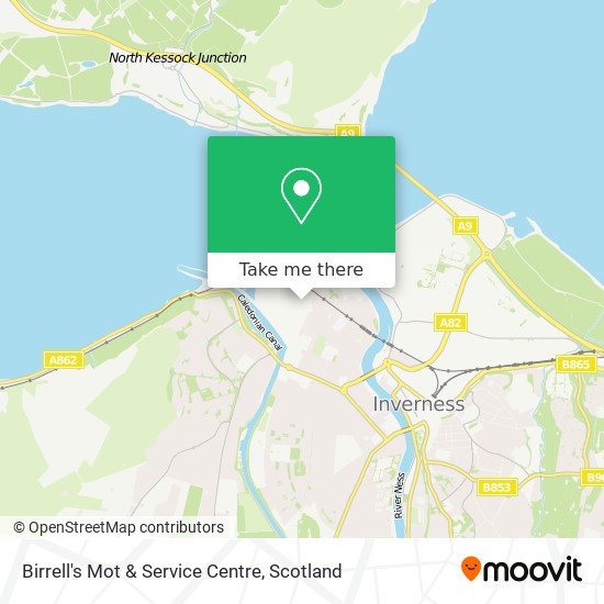 Birrell's Mot & Service Centre map
