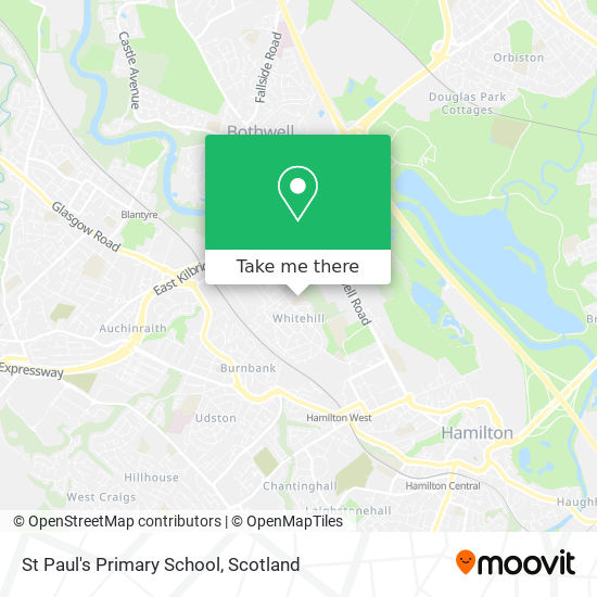 St Paul's Primary School map