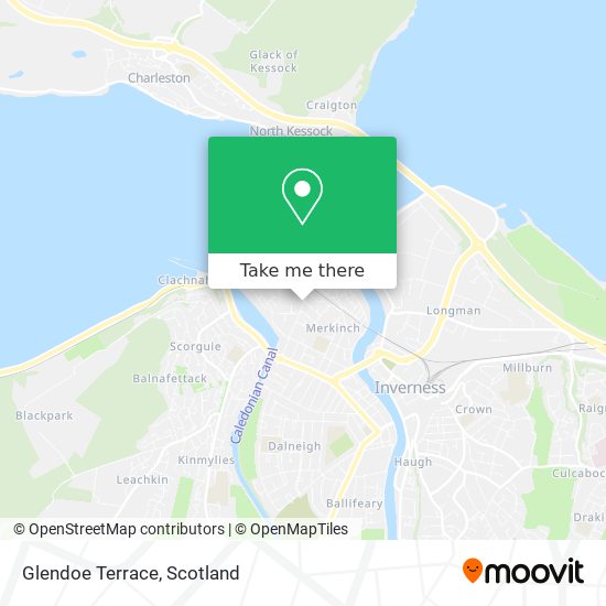 Glendoe Terrace map