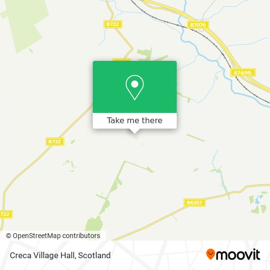 Creca Village Hall map