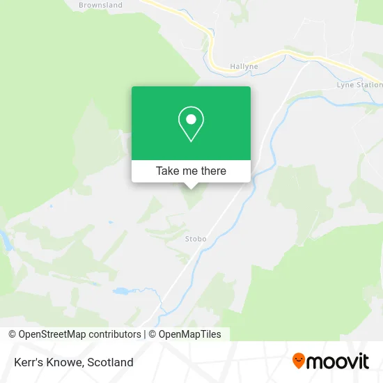Kerr's Knowe map