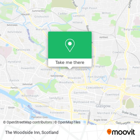 The Woodside Inn map