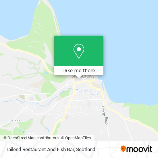 Tailend Restaurant And Fish Bar map