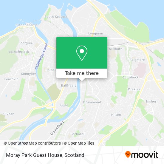 Moray Park Guest House map