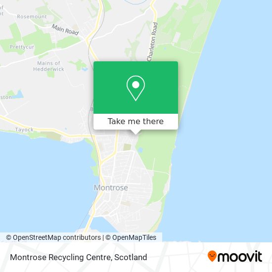 Montrose Recycling Centre map