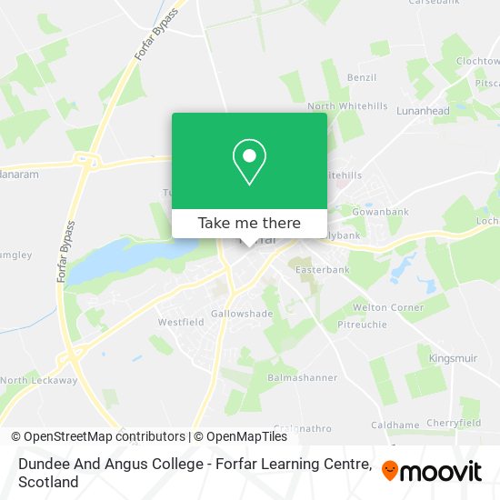 Dundee And Angus College - Forfar Learning Centre map