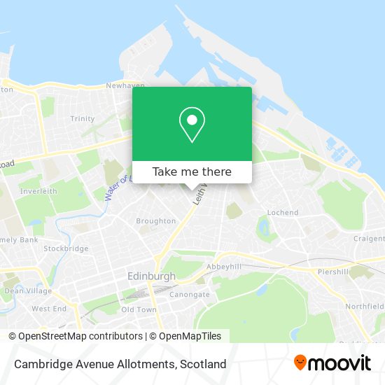 Cambridge Avenue Allotments map
