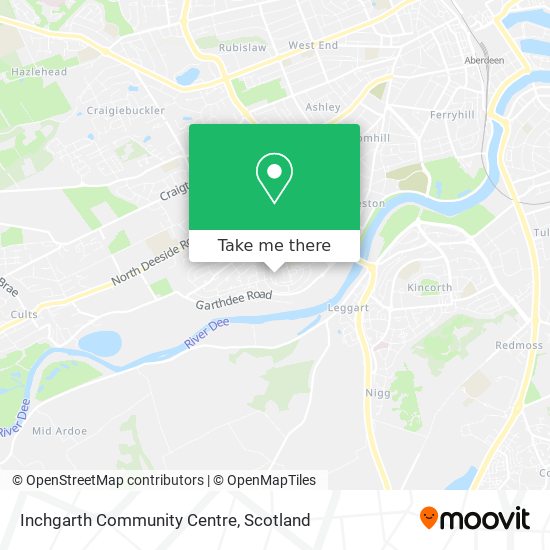 Inchgarth Community Centre map