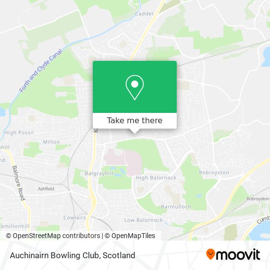 Auchinairn Bowling Club map