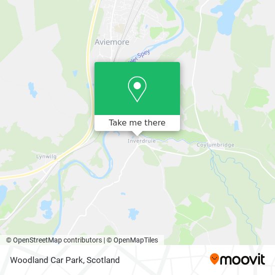 Woodland Car Park map