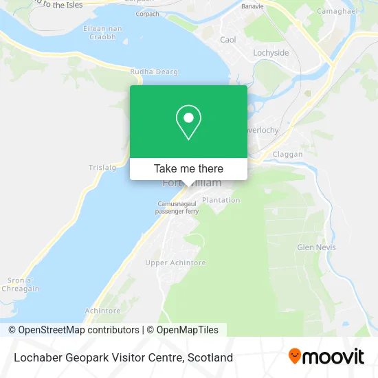 Lochaber Geopark Visitor Centre map