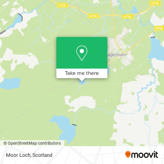 Moor Loch map