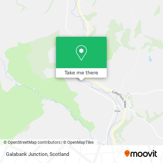 Galabank Junction map