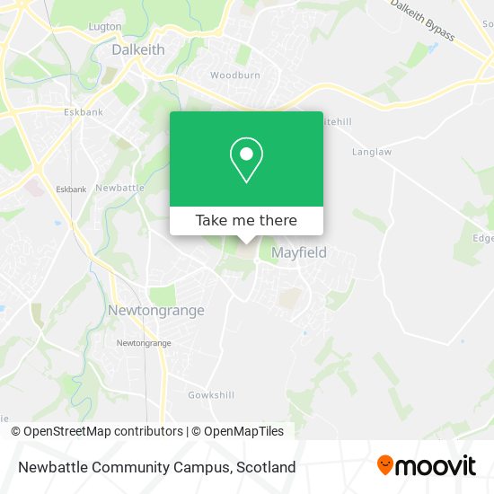 Newbattle Community Campus map