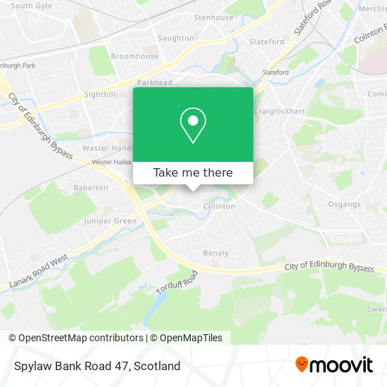Spylaw Bank Road 47 map