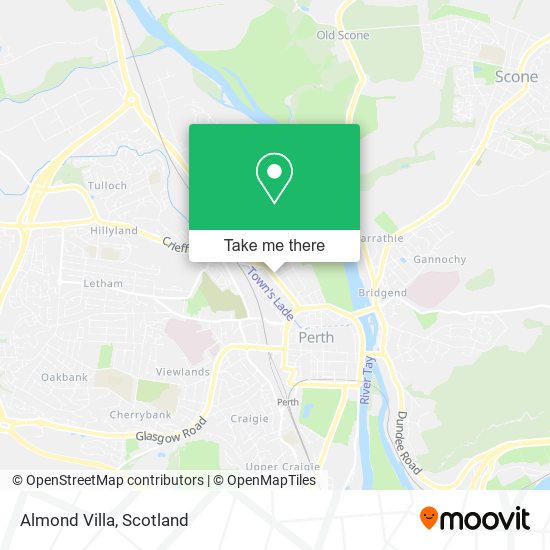 Almond Villa map