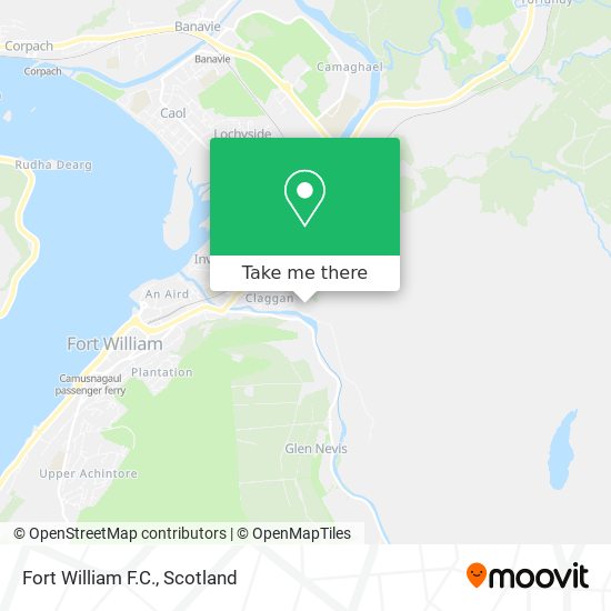 Fort William F.C. map