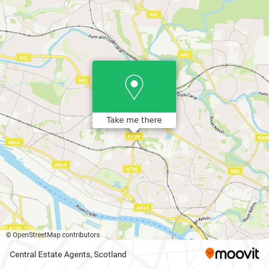 Central Estate Agents map