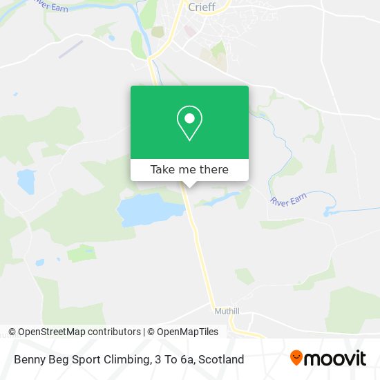 Benny Beg Sport Climbing, 3 To 6a map