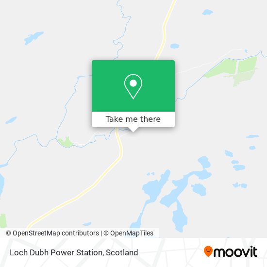 Loch Dubh Power Station map