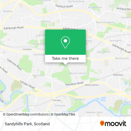 Sandyhills Park map